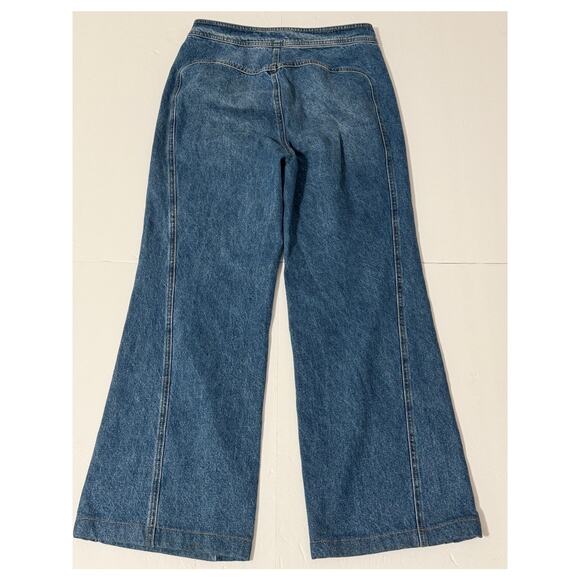 We the Free Wide Leg High-Rise Jeans, Size M - Picture 2 of 7